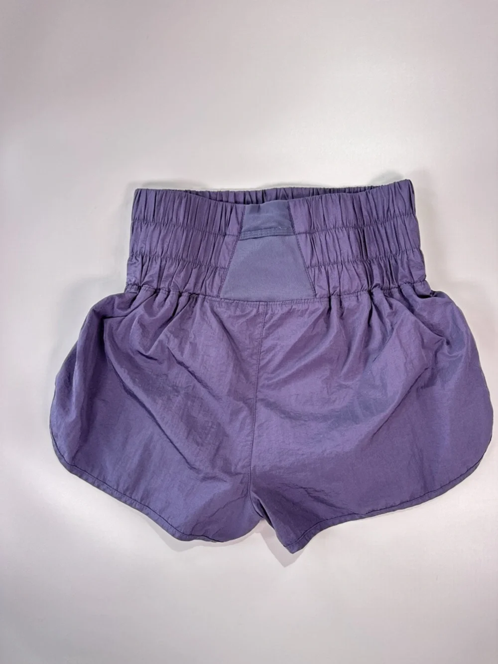 FP Movement by Free People Lavender High-Waist Ruched Athletic Shorts - Picture 3 of 10